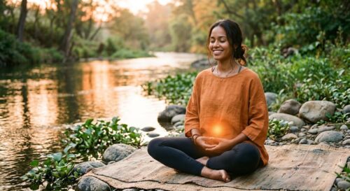 Le deuxième chakra, également appelé chakra sacré, est situé légèrement en dessous du nombril.