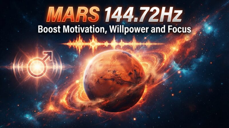 Mars 144.72Hz: Boost Motivation, Willpower and Focus