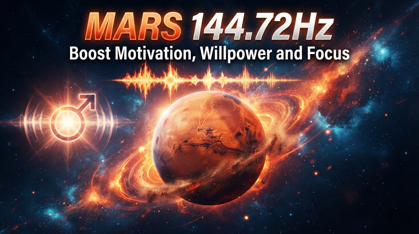 Mars 144.72Hz: Boost Motivation, Willpower and Focus