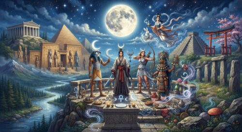 Les Dieux de la Lune : Mythes, Symboles et Héritage Spirituel à Travers les Civilisations