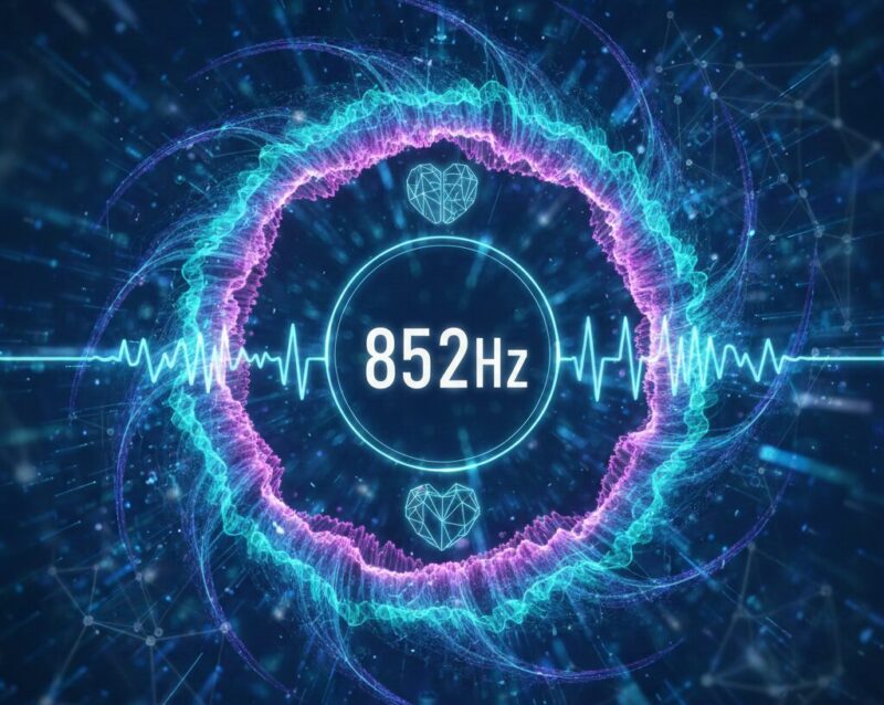 852Hz頻率, 索爾費喬, 第三眼, 直覺, 松果體, 眉心輪, 靈性覺醒