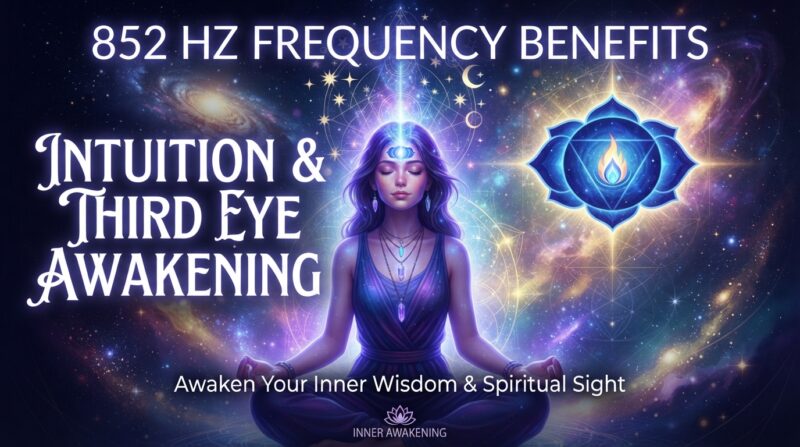 852Hz Frequency Benefits: Intuition & Third Eye Awakening