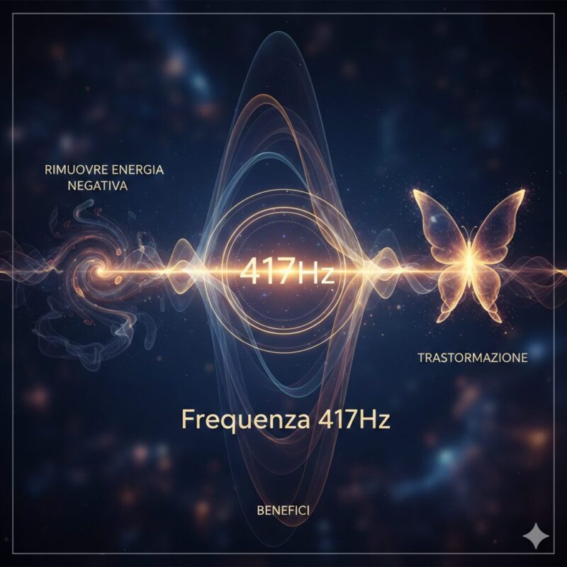 frequenza 417Hz, Solfeggio, benefici, energia negativa, trasformazione, chakra sacrale