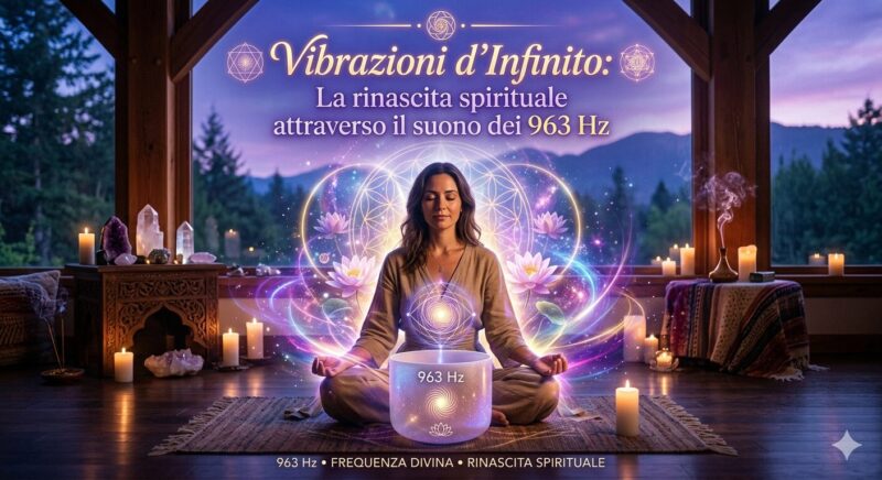 Vibrazioni d'Infinito: La rinascita spirituale attraverso il suono dei 963 Hz