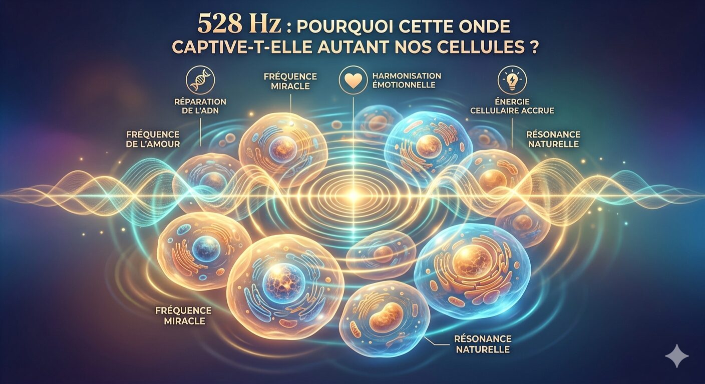 528 Hz : Pourquoi cette onde captive-t-elle autant nos cellules ?