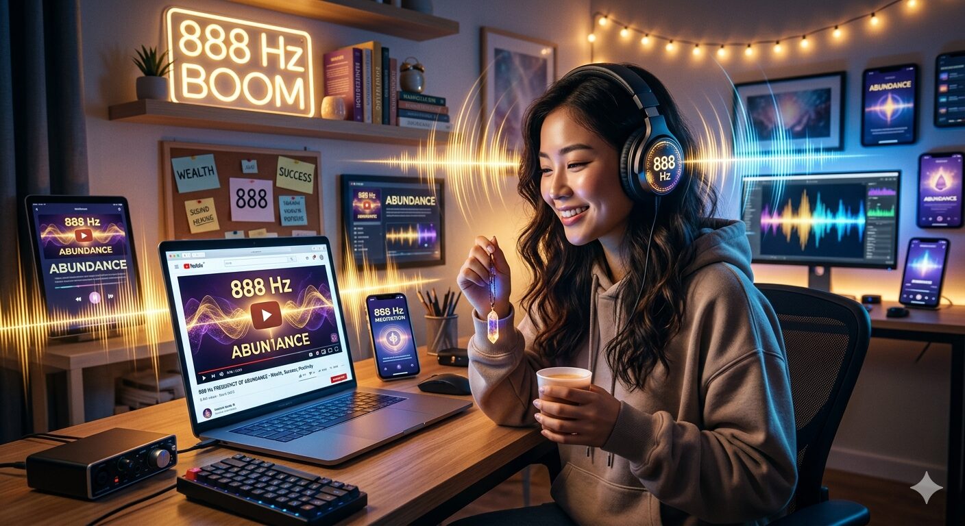 The 888 Hz Boom: Why the Digital World is Obsessed with 'The Frequency of Abundance'