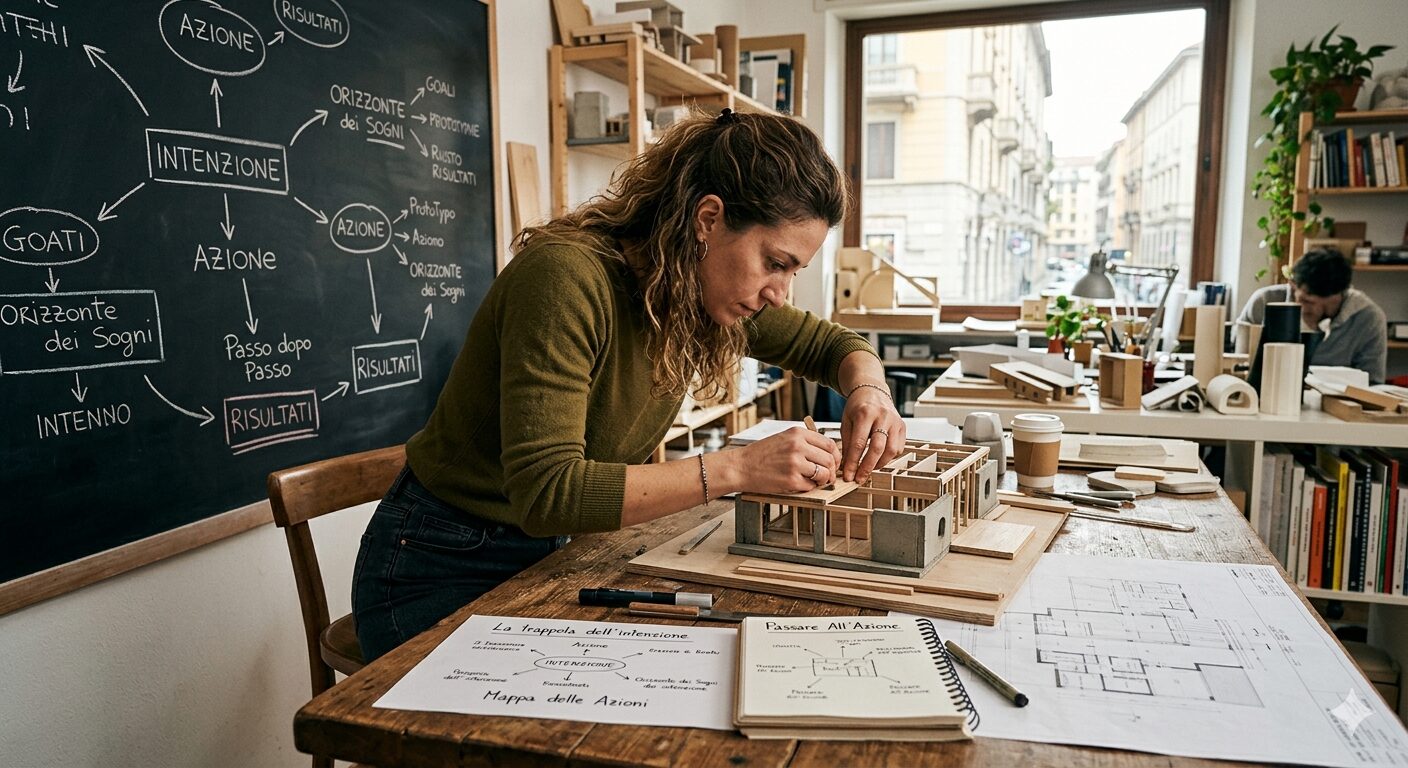 La trappola dell’intenzione: come trasformare i pensieri in realtà concreta