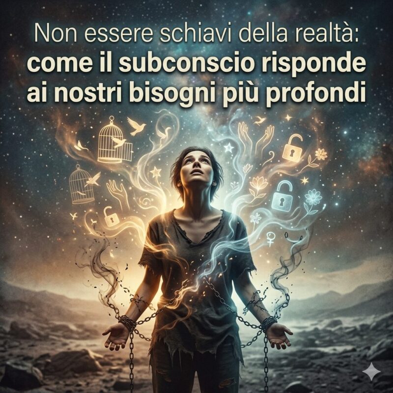 Non essere schiavi della realtà: come il subconscio risponde ai nostri bisogni più profondi