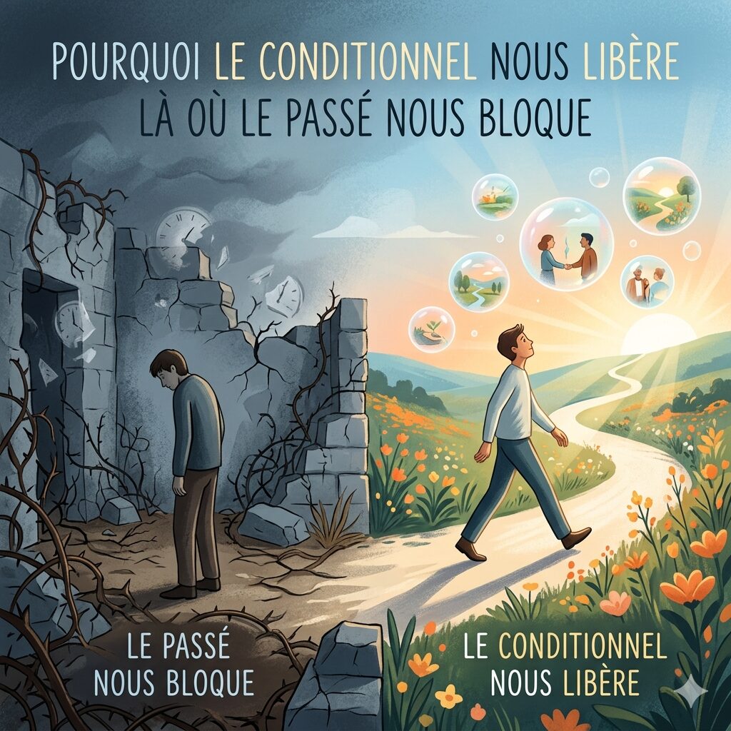 Pourquoi le conditionnel nous libère là où le passé nous bloque