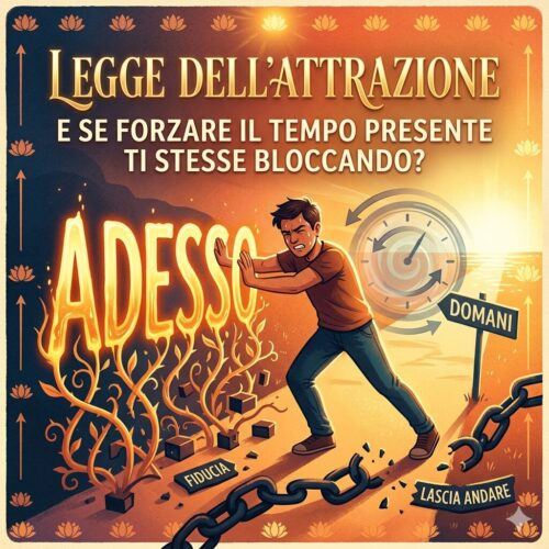 Legge dell’Attrazione: e se forzare il tempo presente ti stesse bloccando?