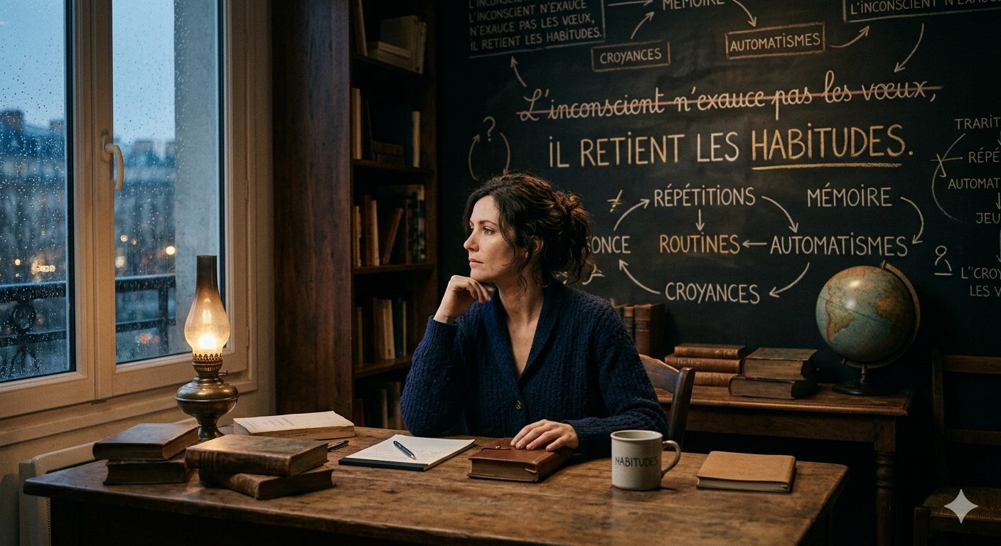 L'inconscient n'exauce pas les vœux, il retient les habitudes
